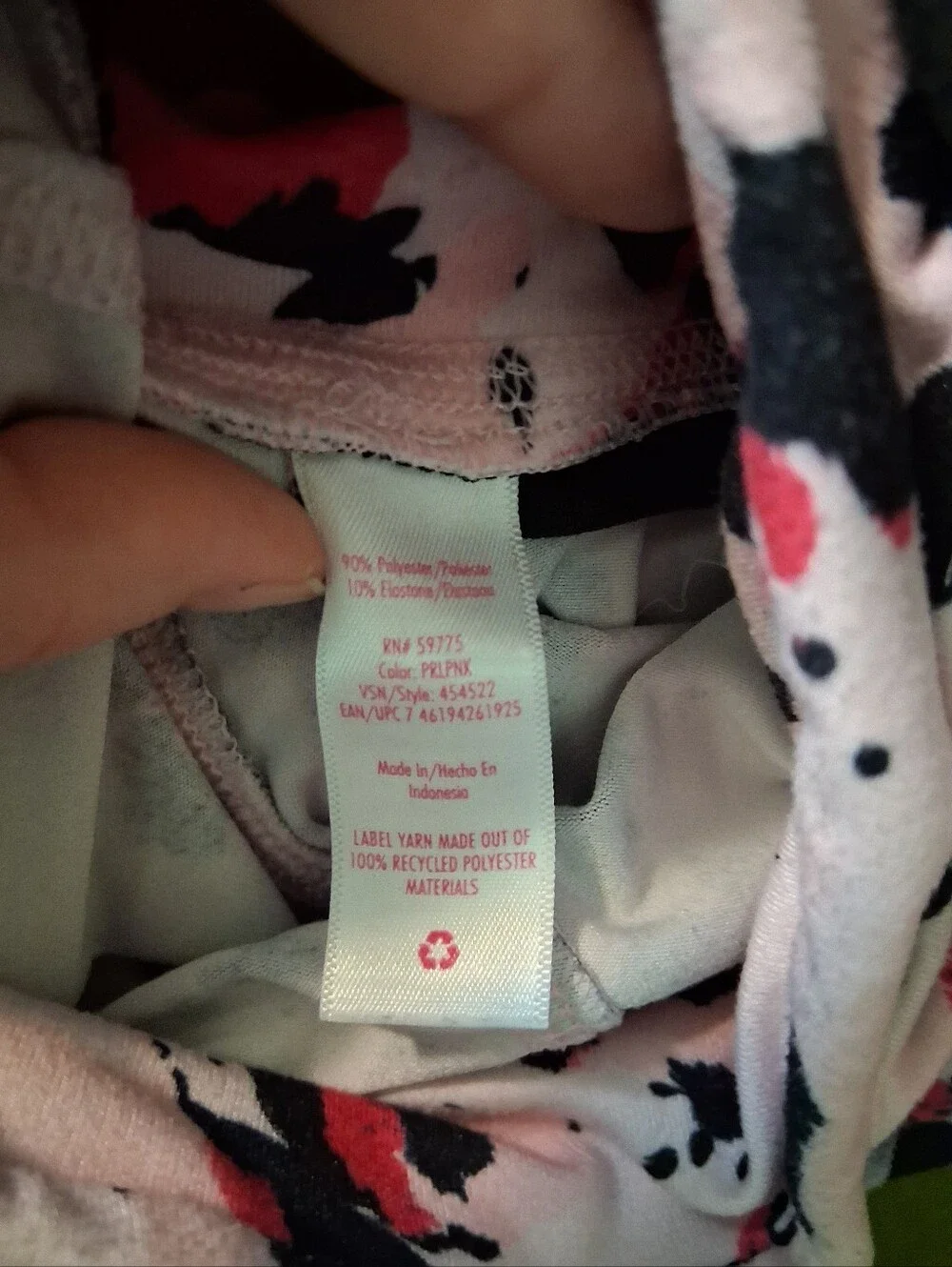 GUC Justice Girls Pink Leopard Print Leggings Size Girls S (7/8)